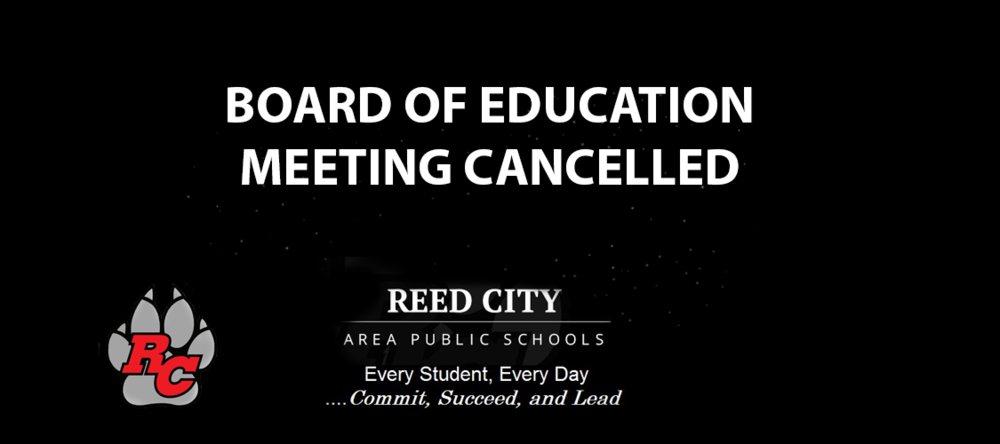 BOE Meeting March 25, 2020 Cancelled
