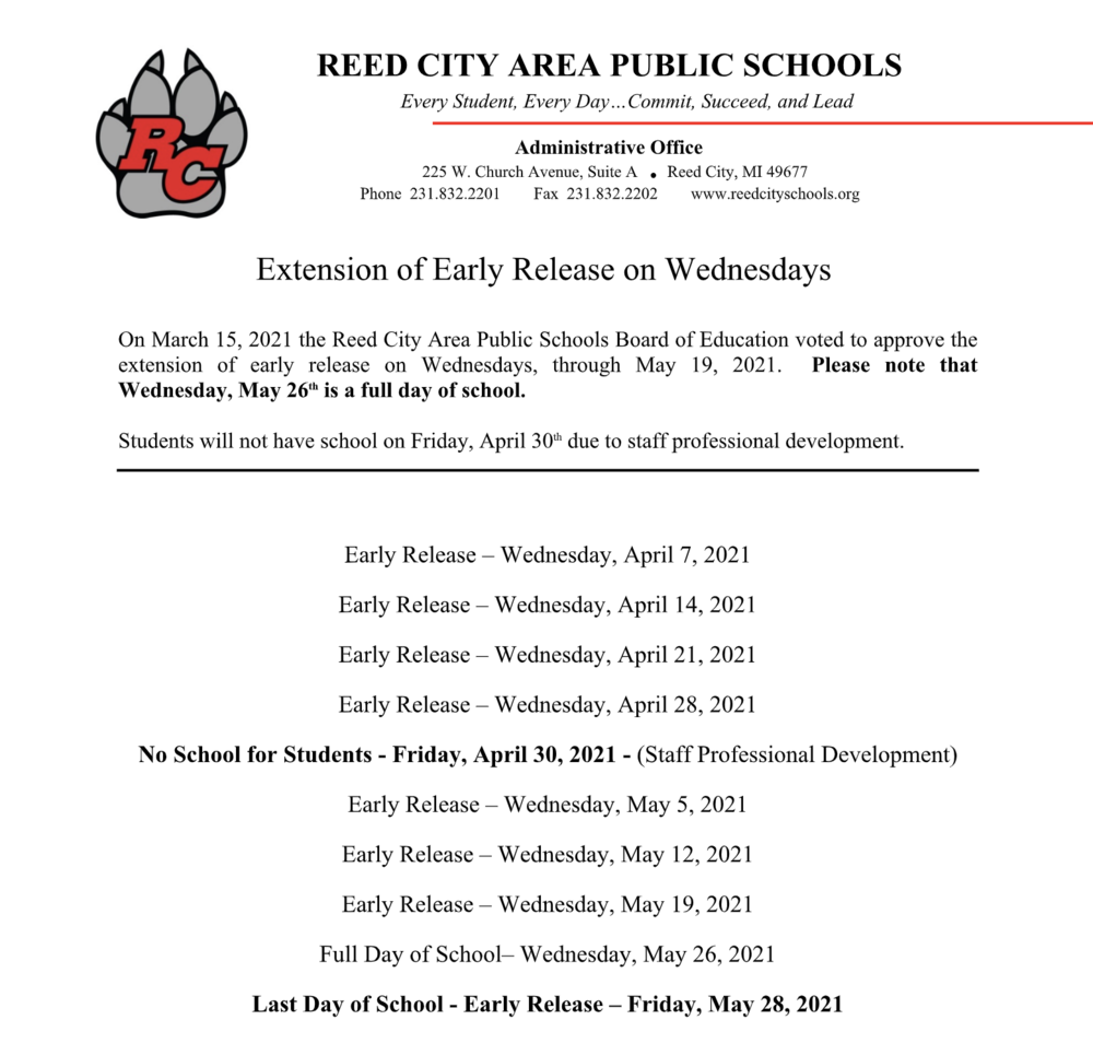 Upcoming Dates Reminder