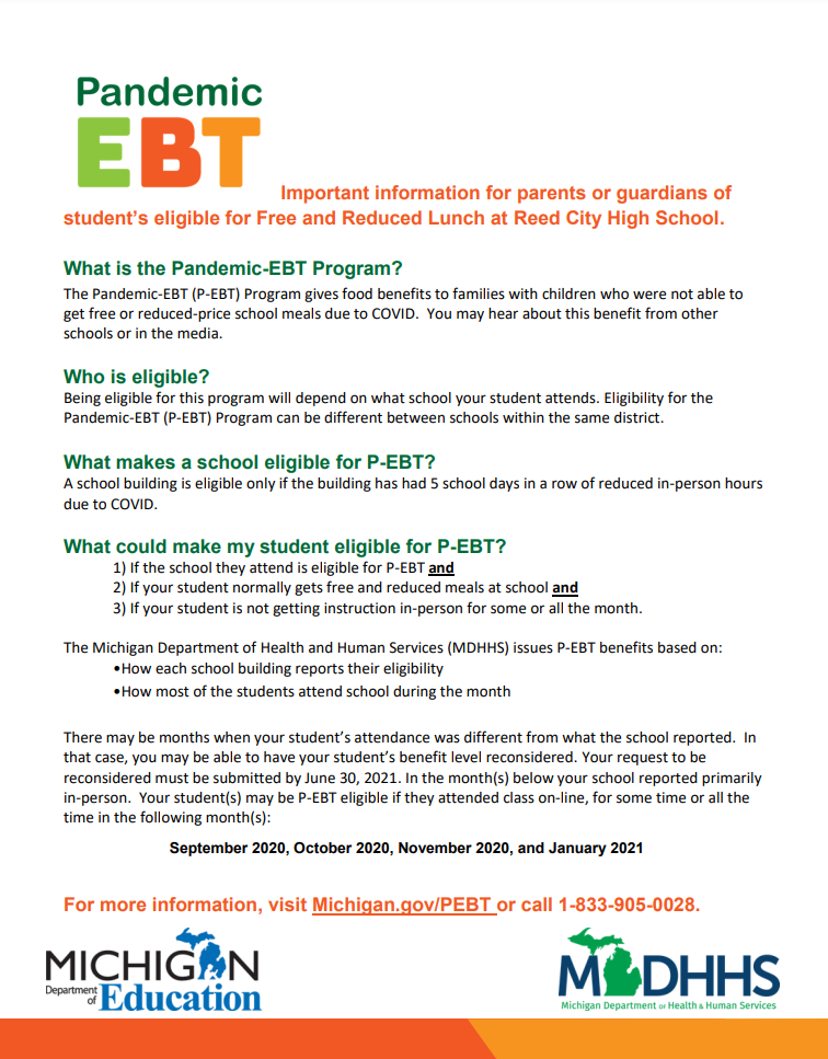RCHS Pandemic-EBT Information